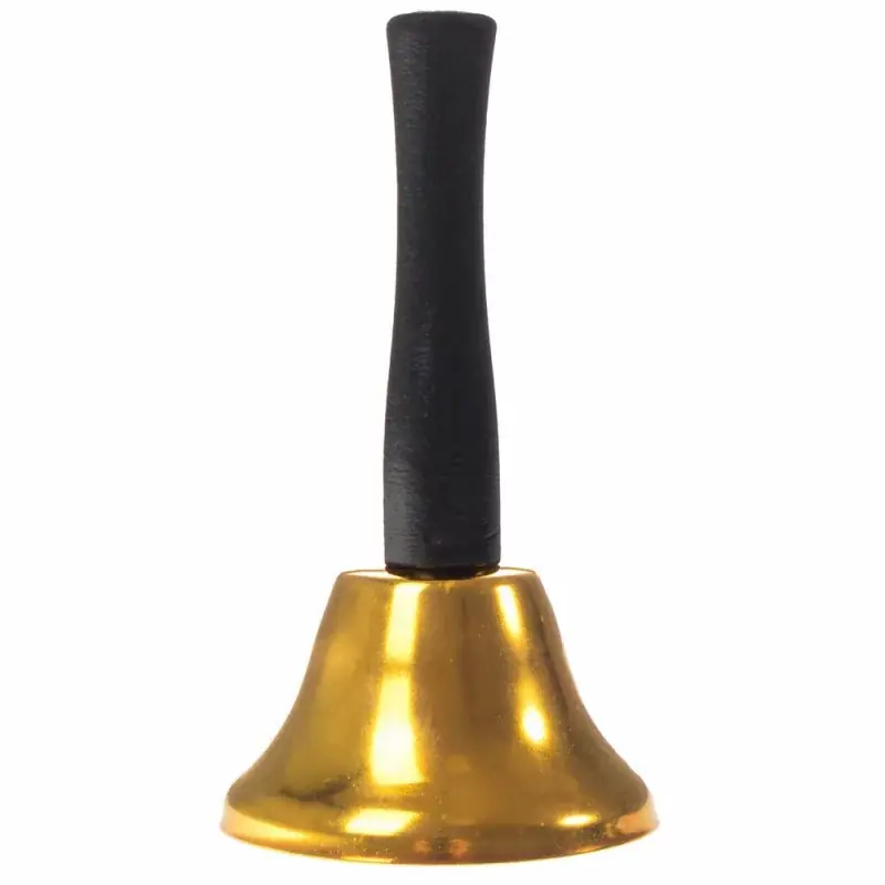 Vánoční zvonek zlatý, 12cm Novinka
