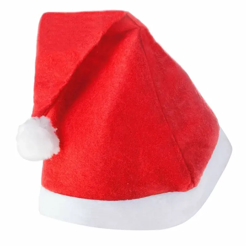 Vánoční čepice s bambulí 27x36 cm Santa červená Must-Have