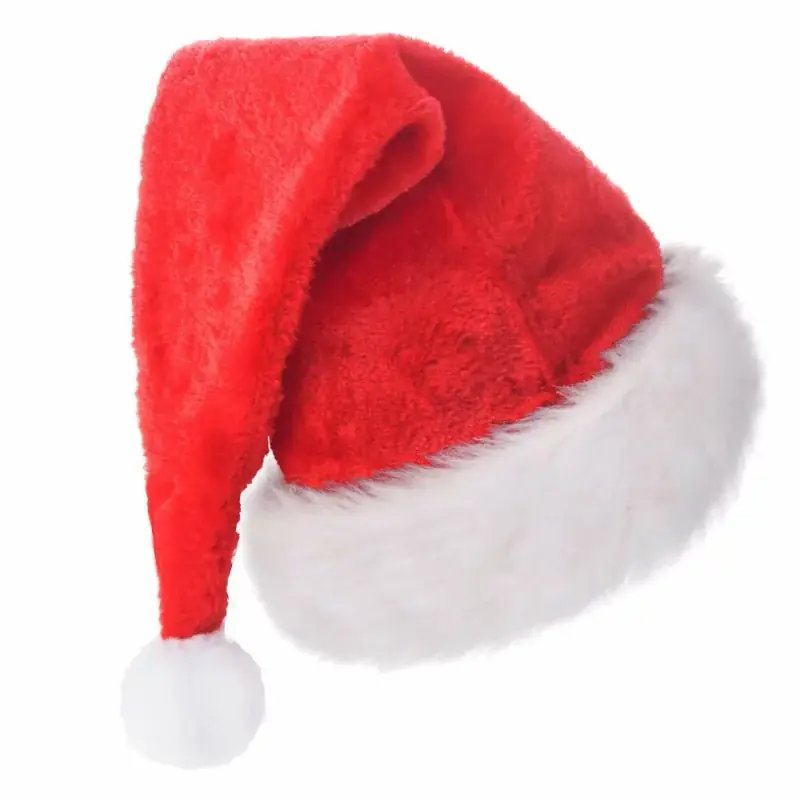 Vánoční čepice s bambulí Santa LUX dlouhá, červená Ověřený