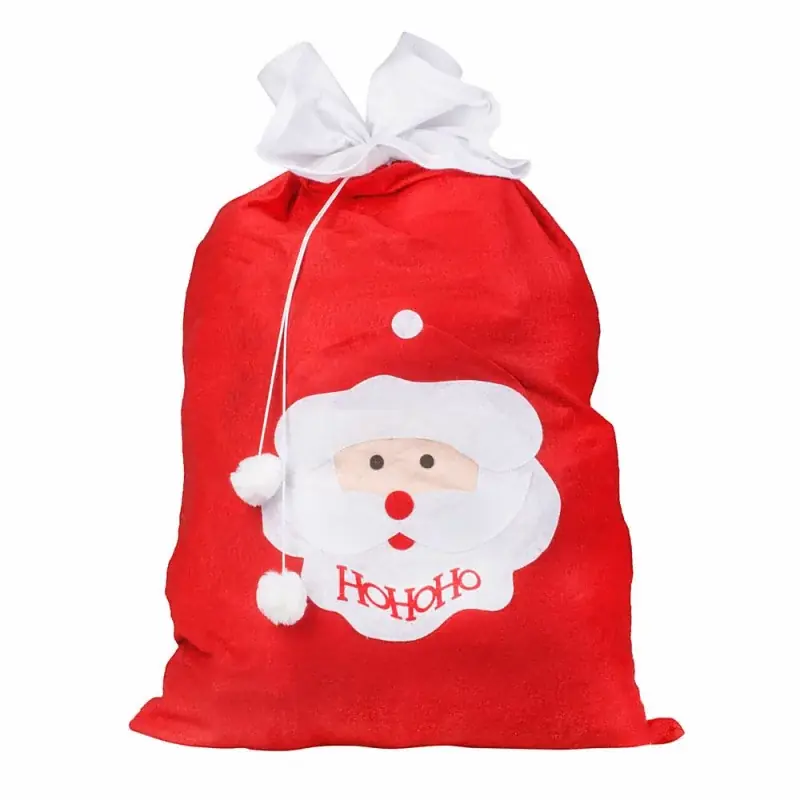 Nejlepší Cena Pytel na vánoční dárky Santa 110x70 cm, červený