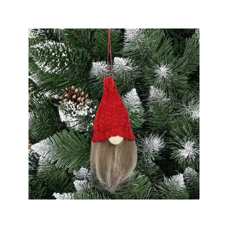 Autentický Skřítek GNOM s červenou čepicí 10 cm
