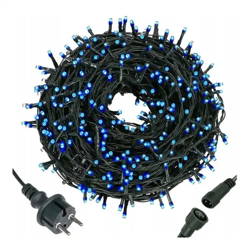 Nakupujte Hned LED světelný řetěz - 41,5m, 500LED, IP44, modrá