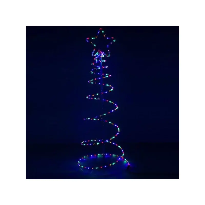 Zlevněný LED Vánoční stromek - 135cm, 192LED, IP44, multicolor