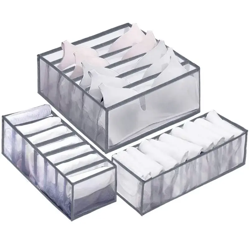 Organizéry do zásuvky sada 3ks, šedé SPRINGOS HA3115 Must-Have