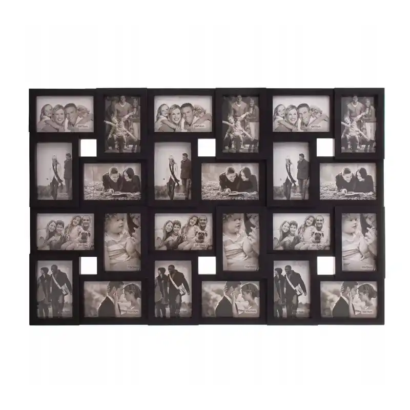 Nejprodávanější Fotorámeček na 24 fotek, 86x57 cm, černý SPRINGOS PANORAMA