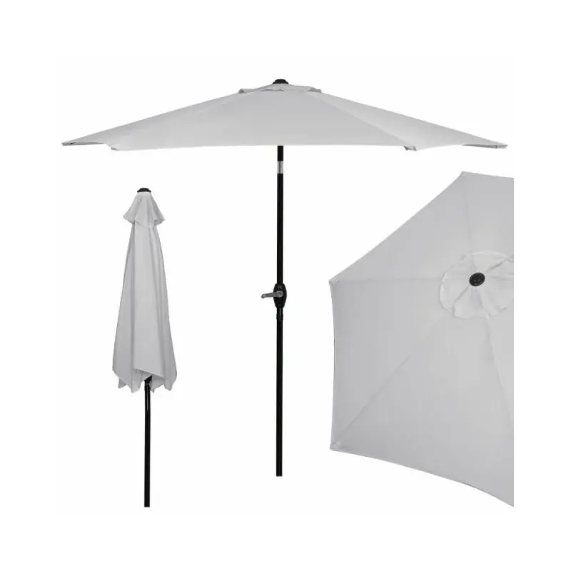 Zahradní slunečník 250 cm, světle šedý SPRINGOS SUNNY GU0022 Top Prodej