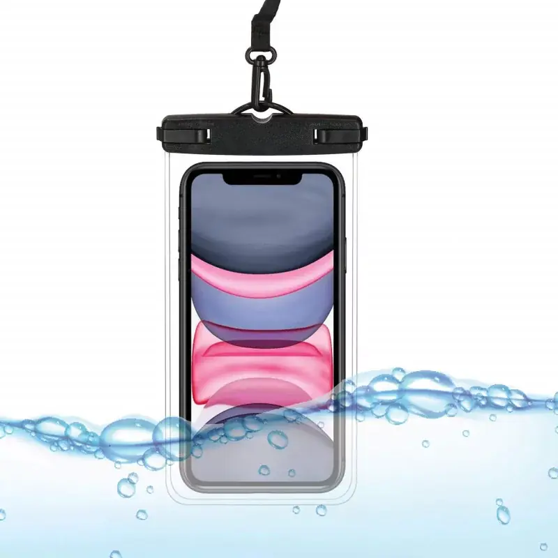 Voděodolné pouzdro na telefon SPRINGOS CS0017 tranparentní Originální