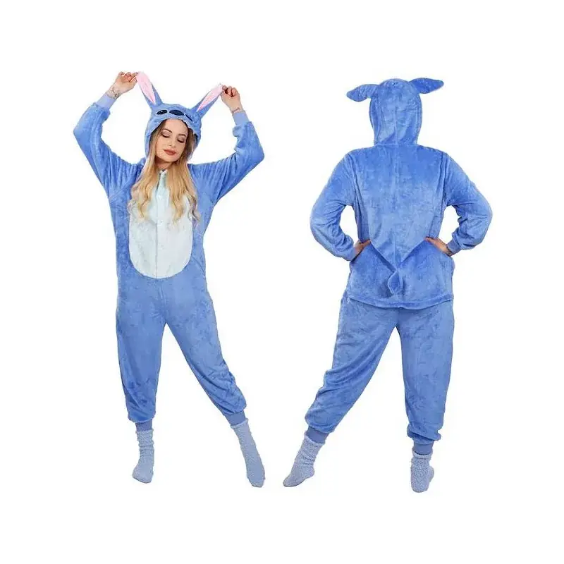 Víkendová Akce Pyžamo Kigurumi Stitch modré, vel. L SPRINGOS
