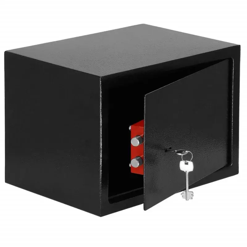 Vrácení Zdarma Trezor na klíč 31x20x20 cm SPRINGOS TX5055