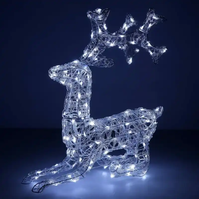Ihned K Objednání LED Sob ležící - 60cm, 130LED, časovač, IP44, studená bílá