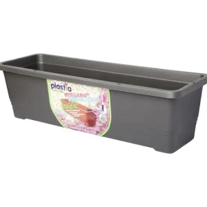 Truhlík samozavlažovací Bergamot - antracit 50cm Výprodej