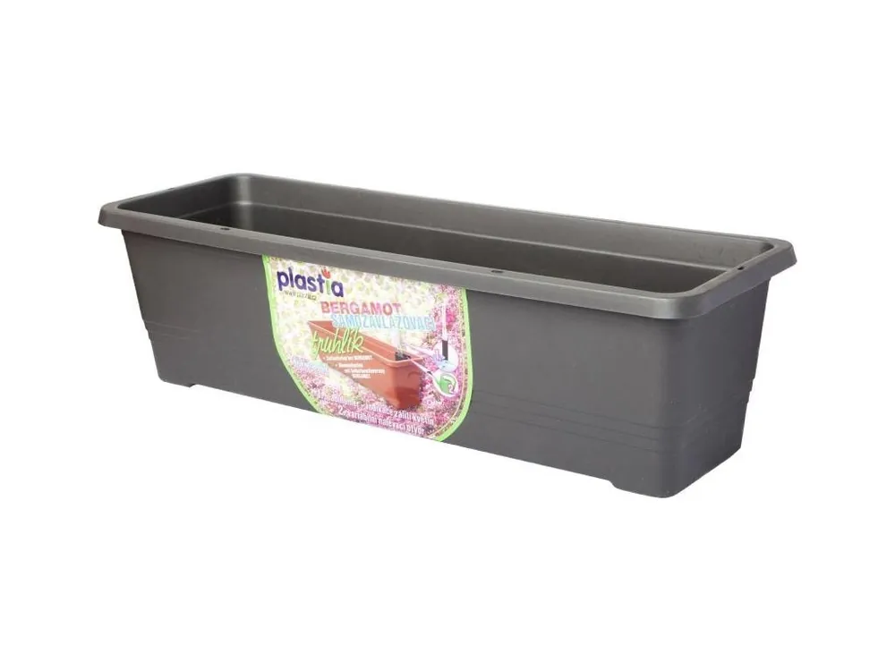 Výhodná Nabídka Truhlík samozavlažovací Bergamot - antracit 60cm