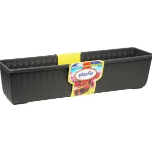 Truhlík samozavlažovací Siesta Lux - antracit 80cm Časově Omezené