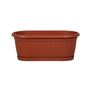 Omezená Nabídka Truhlík Similcotto mini s miskou - terakota 32cm