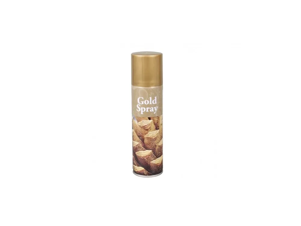 Vánoční sprej zlatý - 150ml Bezpečná Platba