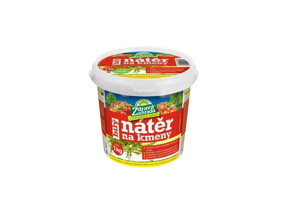 Zdravá zahrada - Nátěr na kmeny bílý - 1kg Kup Teď