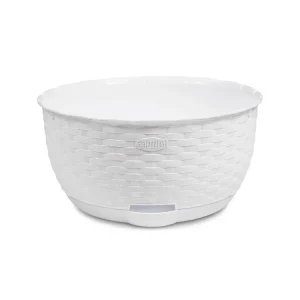 Žardina plastová Natural - bílá 30cm Vysoce Kvalitní