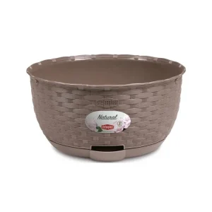 Must-Have Žardina plastová Natural - hnědošedá 30cm