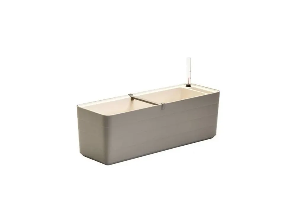 Nízká Cena Truhlík samozavlažovací Berberis - taupe+ slonová kost 80 cm
