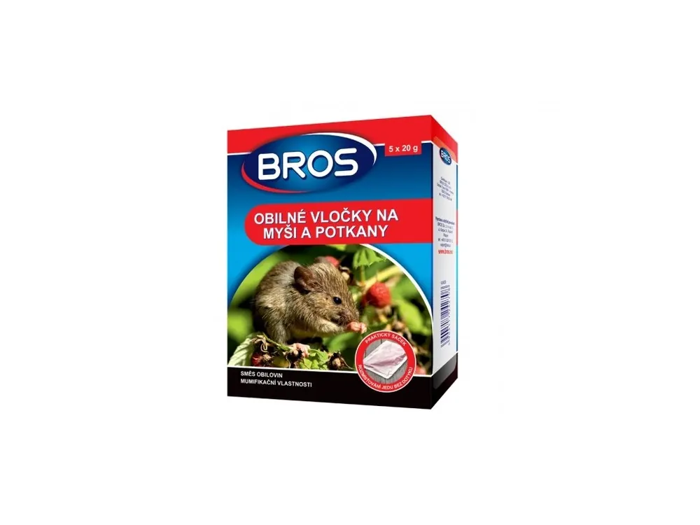 Super Cena Bros - obilné vločky na myši, krysy a potkany 100g