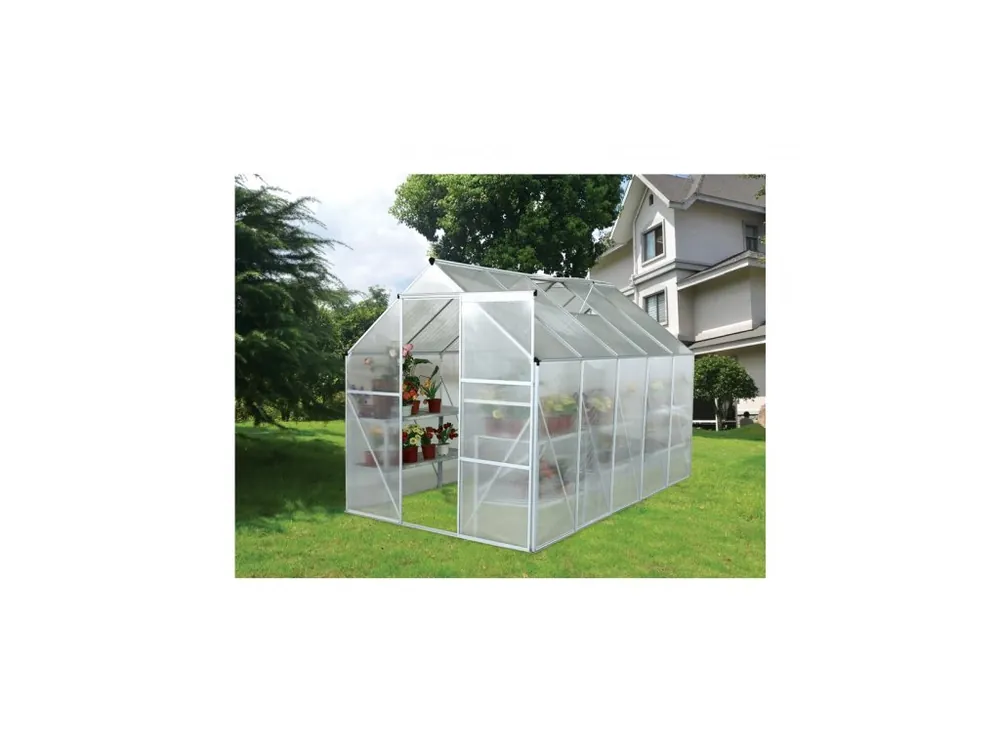 Aktuální Skleník JUKATAN polykarbonátový 5,9m2 3,1x1,9x1,95m