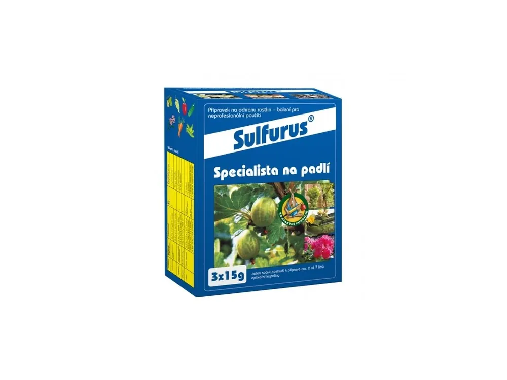Fungicid SULFURUS 3x15g Sleva