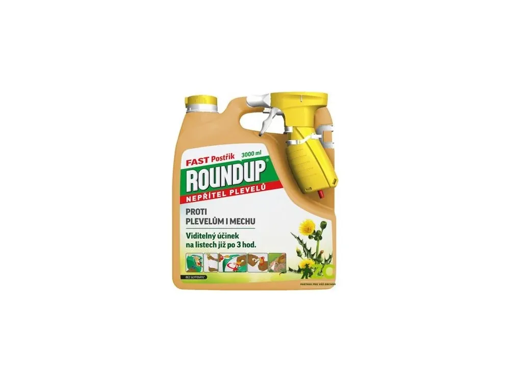 Akční Cena Roundup Fast / bez glyfosátu - 3 l rozprašovač