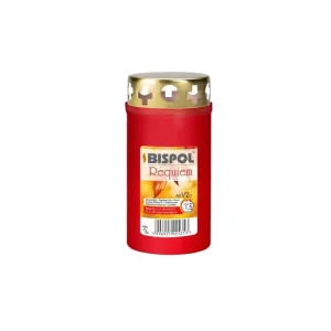 Lampička hřbitovní REQUIEM lisovaný vosk plast 90g d6x12,5cm Poslední Šance