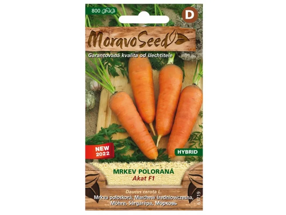 Mrkev karotka poloraná AKAT F1-MORAVOSEED Značkový