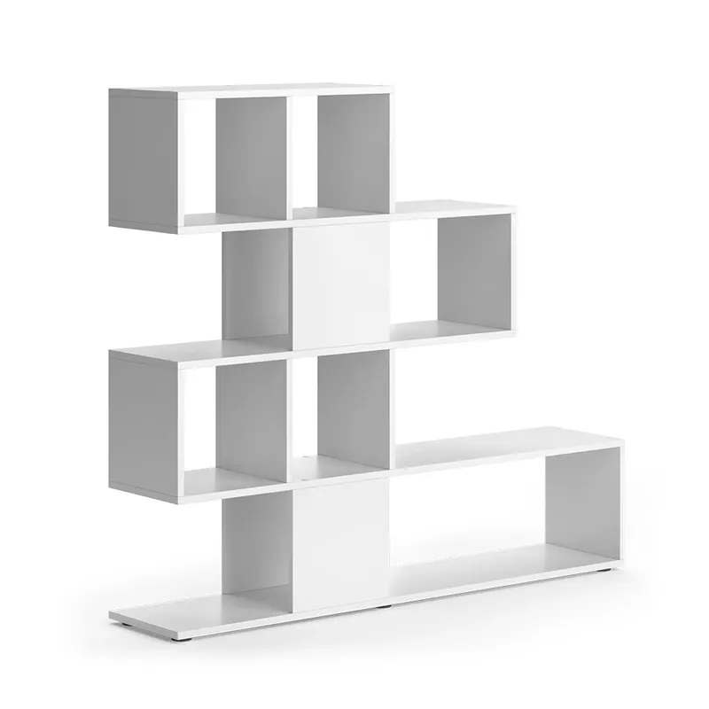 Omezená Nabídka Rozdělovací stěna Hylda Bílá 124.4 x 113 cm se 4 skládacími boxy Vicco