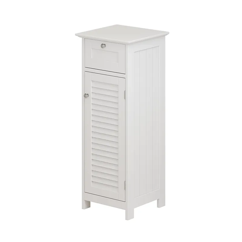 Horká Nabídka Střední skříňka Riad Bílá 32 x 87 cm s dvířky a zásuvkou Vicco