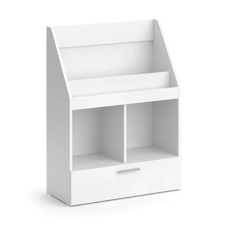 Knihovna Luigi Bílá 72 x 96.2 cm Bez skládacích boxů Vicco Nízká Cena