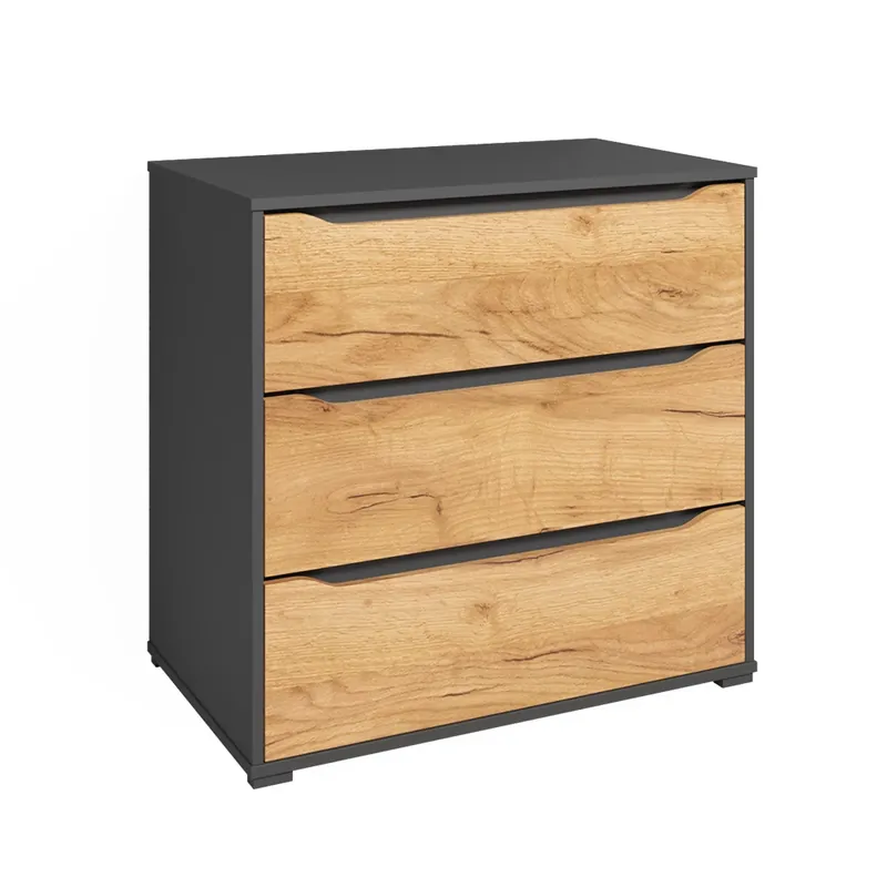 Koupit Online Příborník Ruben Zlatý mocný dub 48 x 77.6 cm se zásuvkami Vicco