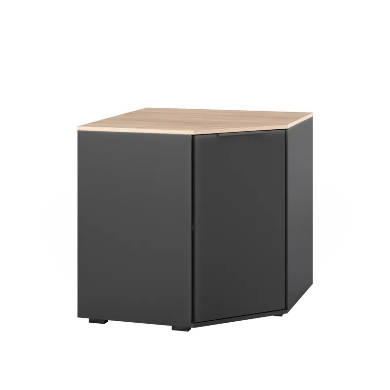 Cenová Bomba Příborník Betti Anthracite/Sonoma 77.9 x 77.9 cm s 1 dveřmi Vicco