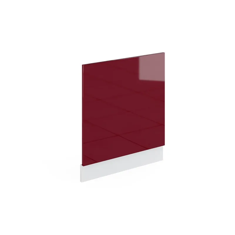 Přední panel R-Line Červená vysoký lesk 60 cm Bez pracovní desky Vicco Finální Výprodej