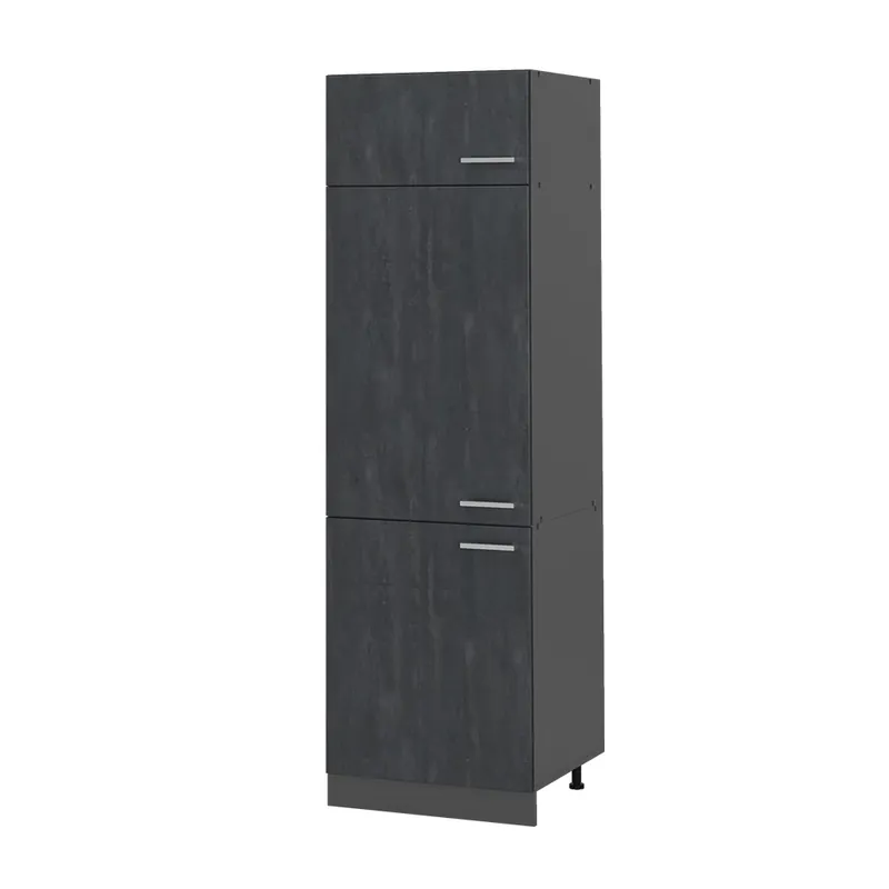 Skříňka na lednici R-Line Černý beton 60 cm Vicco Super Cena