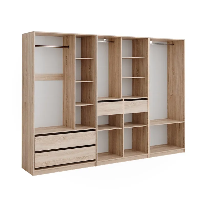 Šatní skříň Elmo Sonoma 280 x 200 cm Sada 3 kusů Vicco Koupit Online
