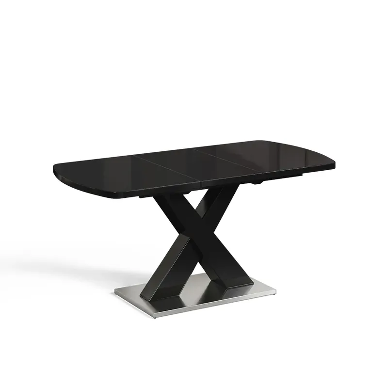 Originální Jídelní stůl Chinto Černá 120-160 x 80 cm Rozšiřitelný Vicco