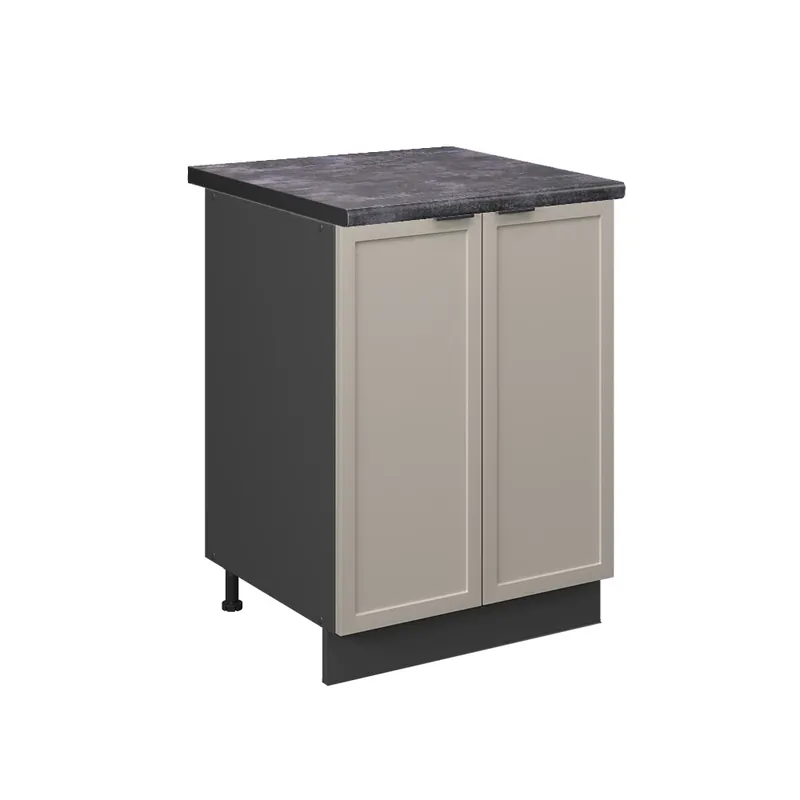 Spodní skříňka kuchyňské linky Fame-Line GreyBeige 60 cm , PD Antracit Vicco Expresní Doručení