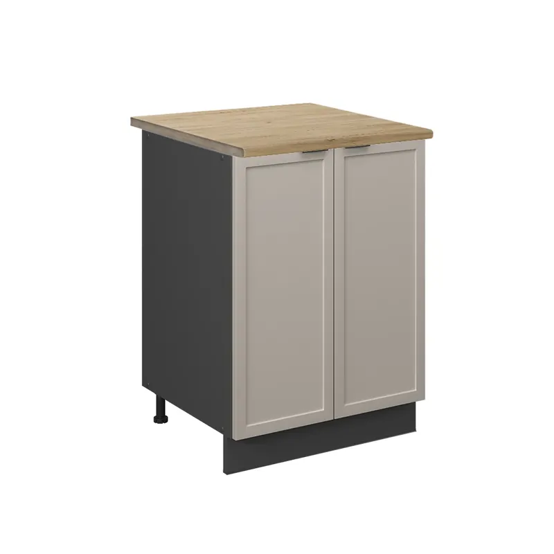 Časově Omezené Spodní skříňka kuchyňské linky Fame-Line GreyBeige 60 cm , PD Dub Vicco