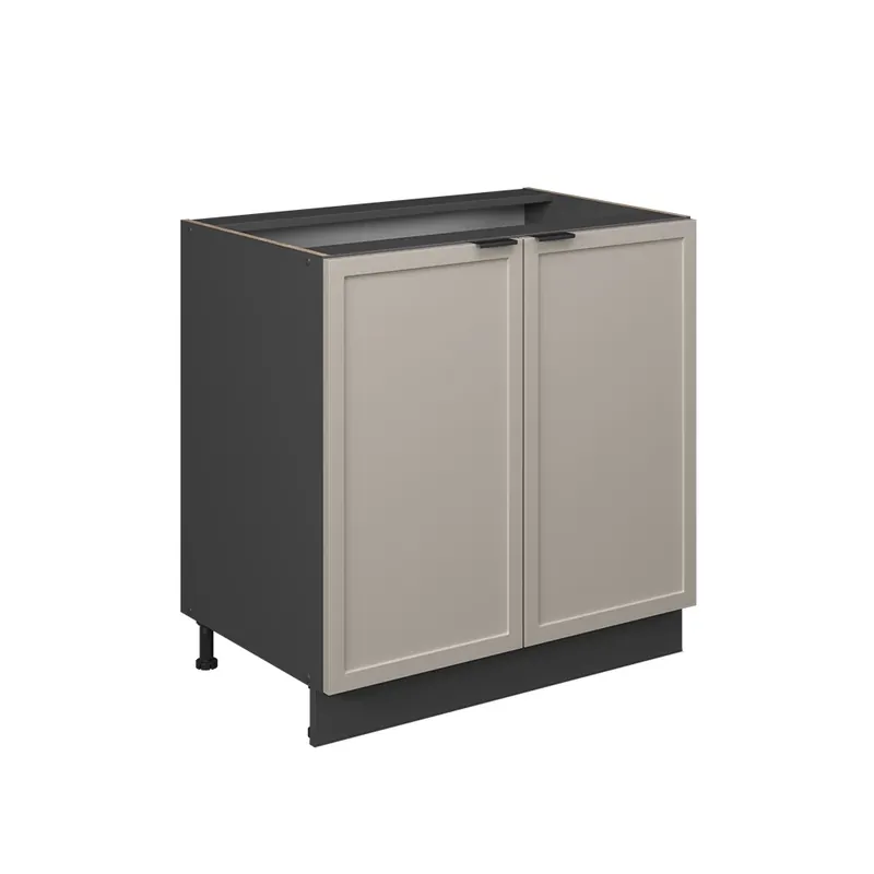 Must-Have Skříňka pod dřez Fame-Line GreyBeige 80 cm s policí, bez pracovní desky Vicco