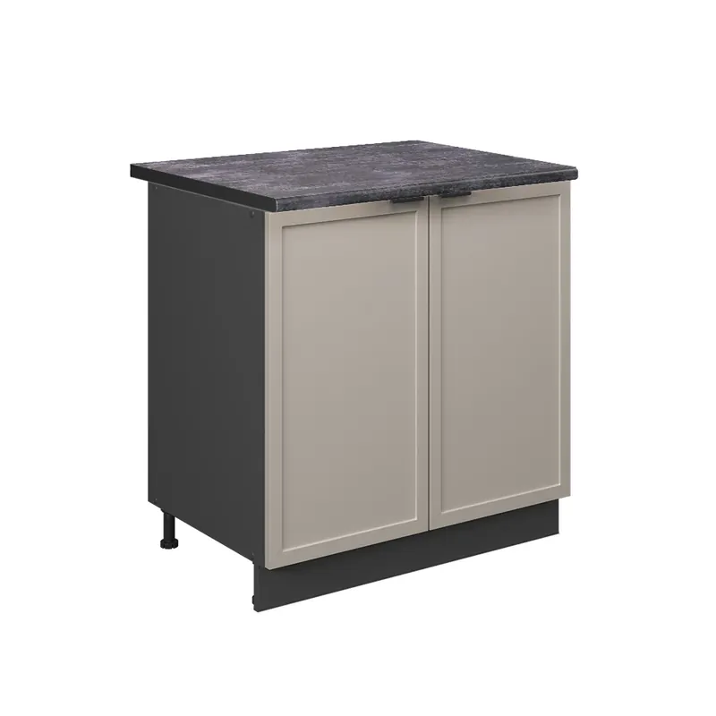 Skříňka pod dřez Fame-Line GreyBeige 80 cm s policí, PD Antracit Vicco Vrácení Zdarma