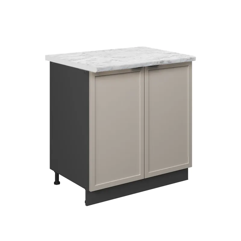 Skříňka pod dřez Fame-Line GreyBeige 80 cm s policí, PD Mramor Vicco Výhodná Nabídka