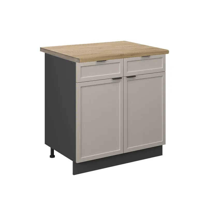 Akce Spodní skříňka kuchyňské linky Fame-Line GreyBeige 80 cm , PD Dub Vicco