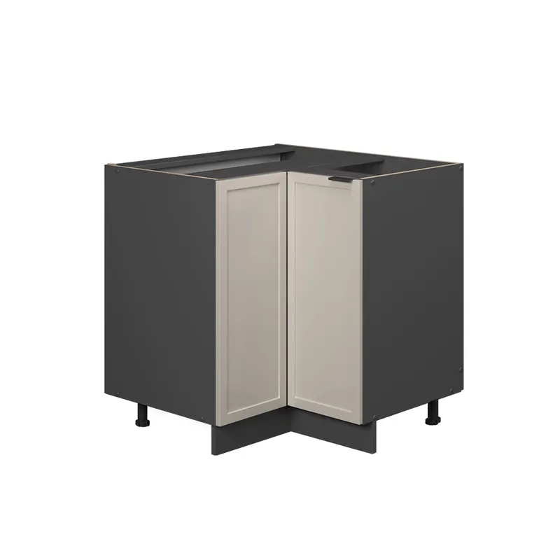 Poslední Šance Rohová skříňka Fame-Line GreyBeige 80.5 cm bez pracovní desky Vicco