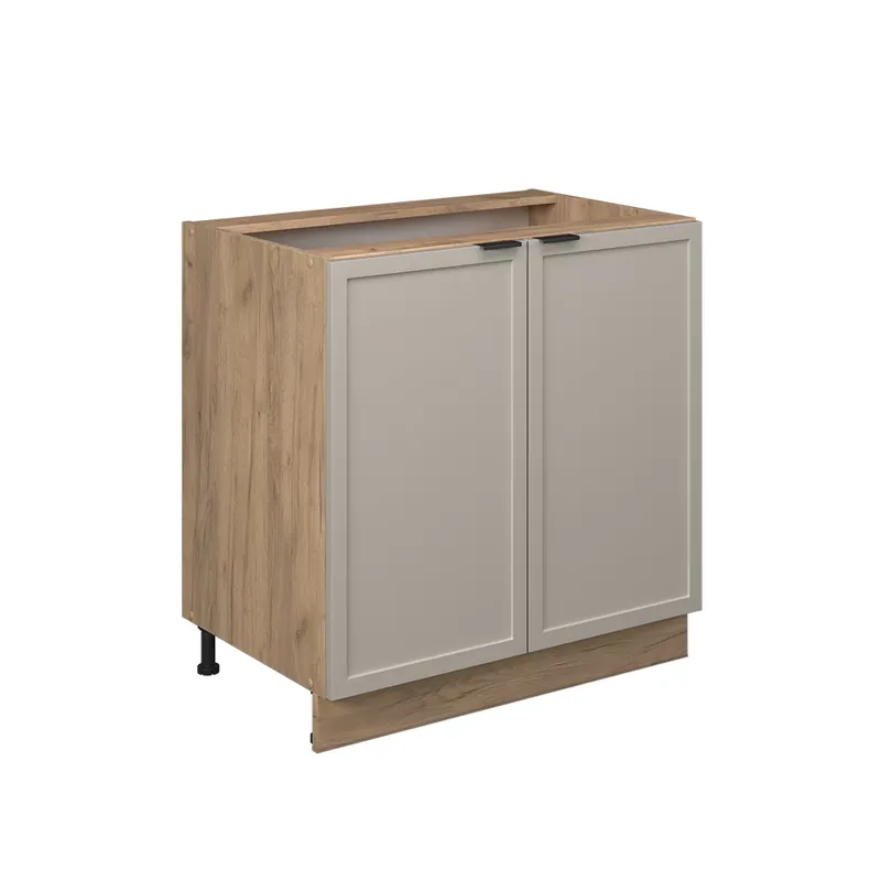 Spodní skříňka kuchyňské linky Fame-Line GreyBeige 80 cm s policí, bez pracovní desky Vicco Nejlepší Cena