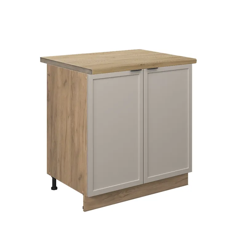 Skříňka pod dřez Fame-Line GreyBeige 80 cm , PD Dub Vicco Oblíbený
