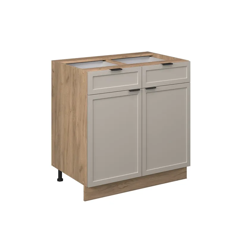 Víkendová Akce Spodní skříňka kuchyňské linky Fame-Line GreyBeige 80 cm bez pracovní desky Vicco