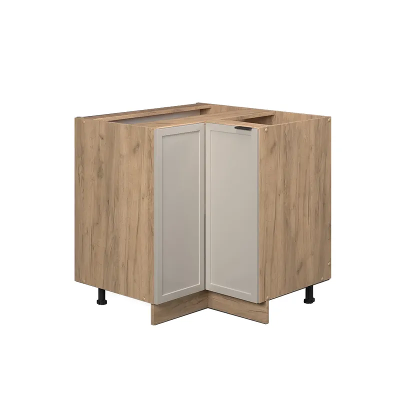 Rohová skříňka Fame-Line GreyBeige 80.5 cm bez pracovní desky Vicco Cenově Výhodný