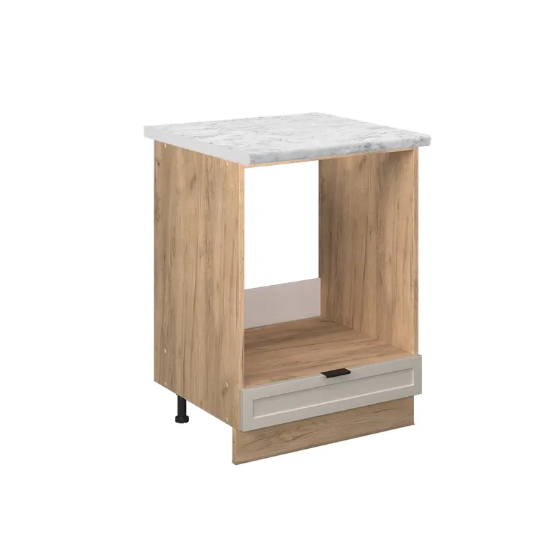 Nejlepší Volba Skříňka na vestavěnou troubu Fame-Line GreyBeige 60 cm , PD Mramor Vicco